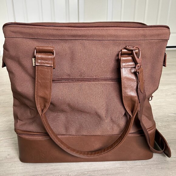 BEIS The Convertible Mini Weekender Brown/Maple Bag - Picture 2 of 3